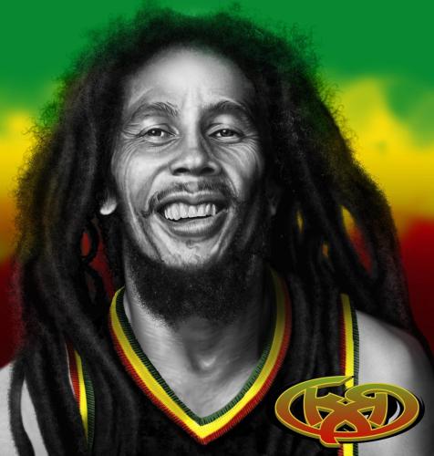 Retrato Bob Marley.