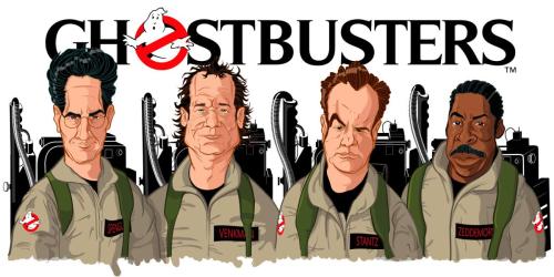 Diseño Personaje Estilo Cartoon  Ghostbusters.