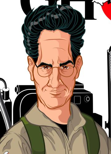 Diseño Personaje Estilo Cartoon  Ghostbusters.