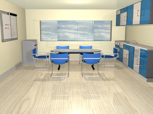 Diseño 3D cocina Uponor. 