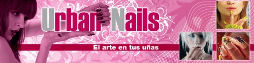 Cartelería Tienda Esteticien Urban Nails.