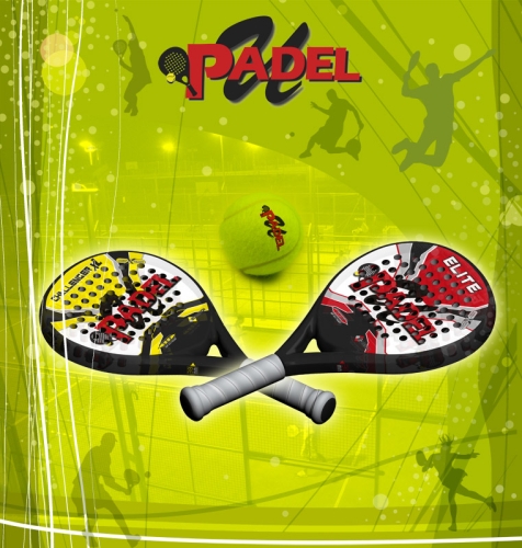 Diseño 3D Pala U-Padel Challenger y Elite.