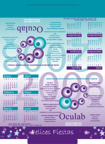 Calendario Oculab.