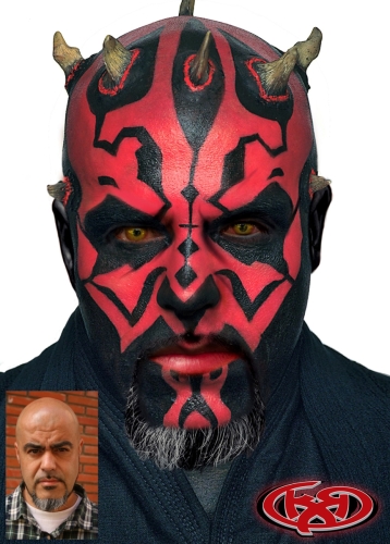 Fotomontaje  Yo Darth Maul.