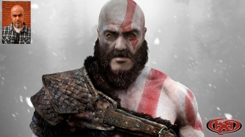 Fotomontaje  Yo Kratos.