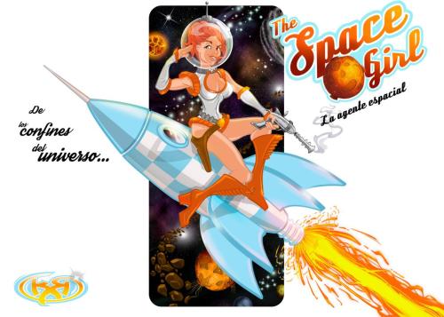 Diseño Personaje Space Girl.