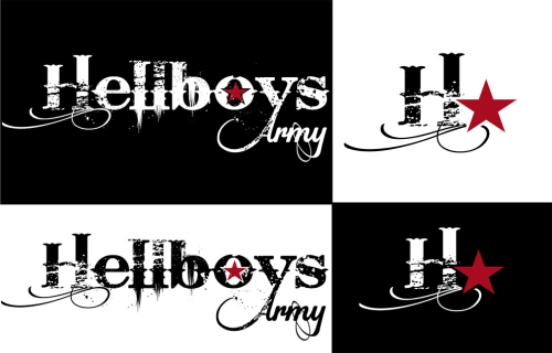 Logo grupo de Rock Hellboys.